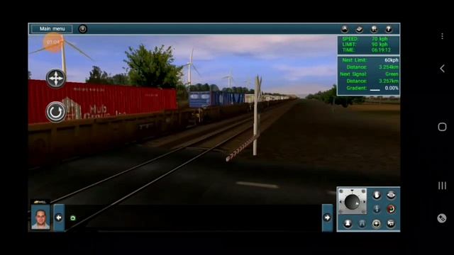TRAINZ SIMULATOR ANDROID - CONTAINER TRAINZ PASSING IN RAIL CROSSING WITH SD40-2 (LONG TRAIN) смотреть онлайн