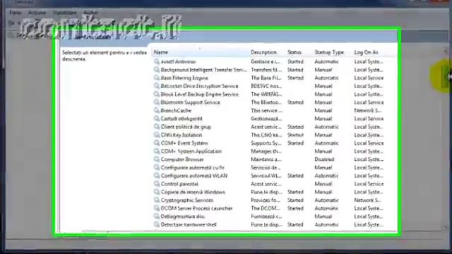 dezacttivare servicii in windows 7 смотреть онлайн