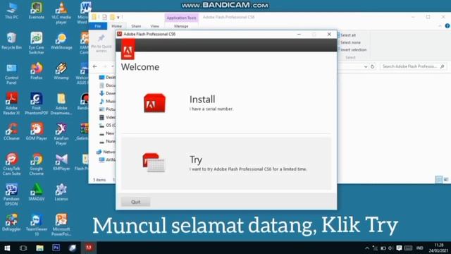 Cara Instal Adobe Flash CS6 смотреть онлайн