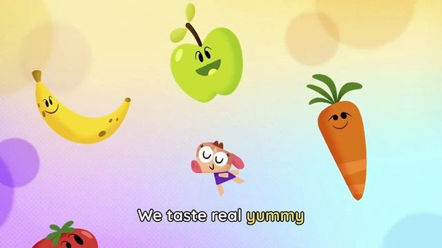 FRUITS_and_VEGETABLES_Song_for_Kid_Lingokids
