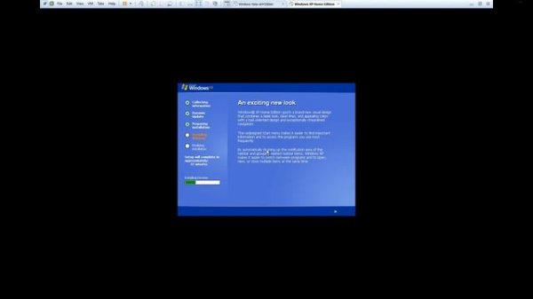 Windows XP Home Edition - Installation in VMware