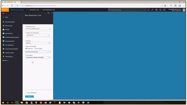 Azure connected services - task 3: Create an Azure Notification Hub смотреть онлайн