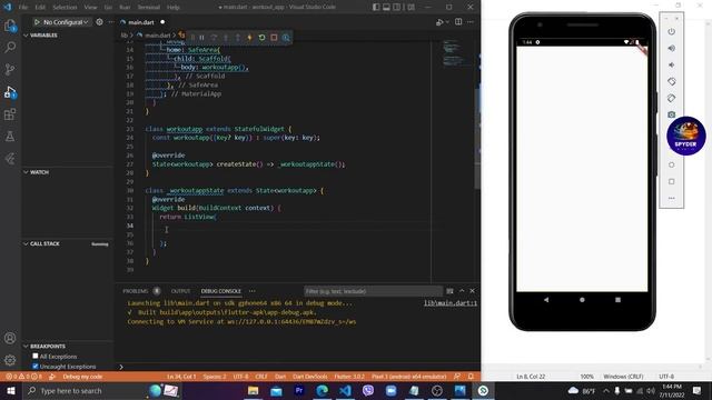 Build android app with flutter | Episode 1 | Flutter UI Design Tutorial || workout app смотреть онлайн