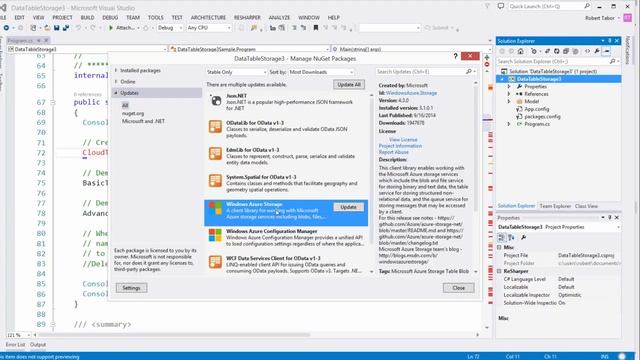 08 How Do I Perform Common Tasks with Azure Table Storage смотреть онлайн