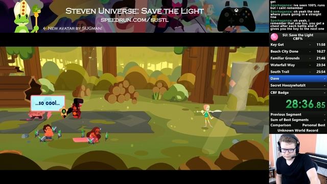 Steven Universe: Save the Light CBF% Speedrun in 57:15 (new category!) смотреть онлайн