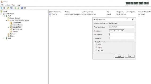 How to Create a DHCP Reservation on Windows 11 and Windows Server 2022 смотреть онлайн