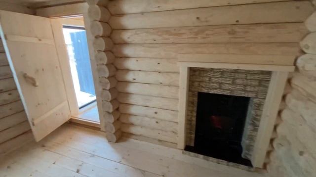 Баня из Бревна 4х6 с хорошей удобной планировкой оцените. смотреть онлайн