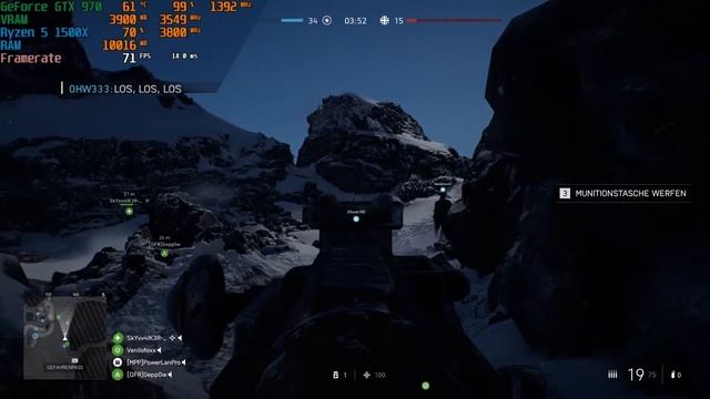 Battlefield V Ultra | GTX 970 | Ryzen 1500X | 16 GB DDR4 - Performance Test [Gameplay] [HD 1080p60] смотреть онлайн