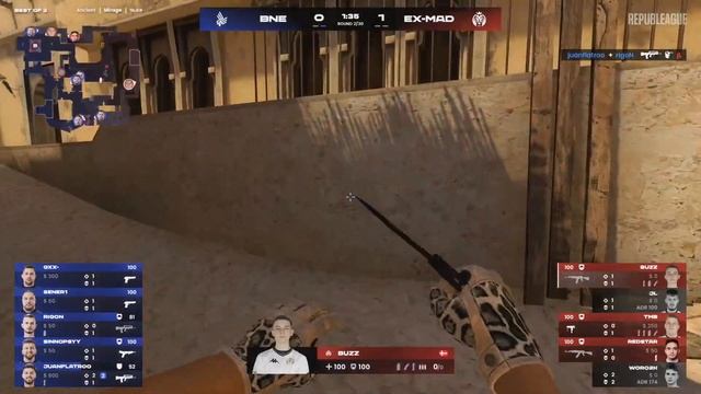 Bad News Eagles (BNE) vs ex-MAD Lions - HIGHLIGHTS | REPUBLEAGUE Season 3 | CSGO смотреть онлайн