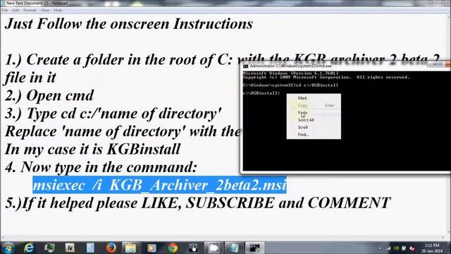 Install KGB Archiver 2 beta 2 "Problem with this Windows installer package" [FIXED] смотреть онлайн