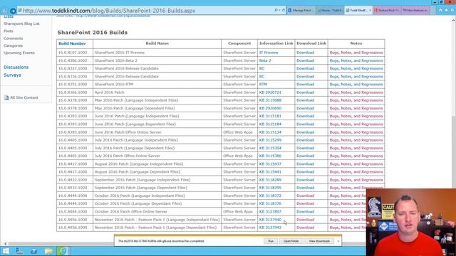 Install Feature Pack 1 for SharePoint 2016 смотреть онлайн