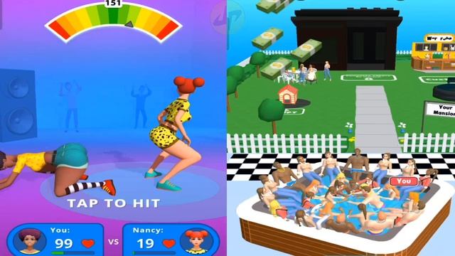 Belly Clash Game Vs Hot Tub Run Game Android, iOS Gameplay Walkthrough HCBB0100822 смотреть онлайн