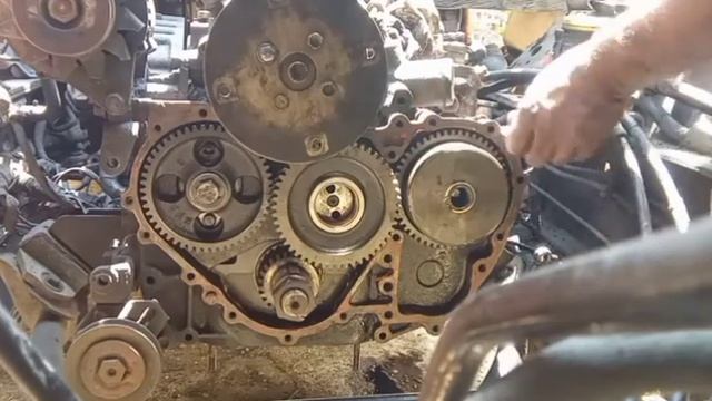 Timing Gear Settings Isuzu 4be1 Engine смотреть онлайн