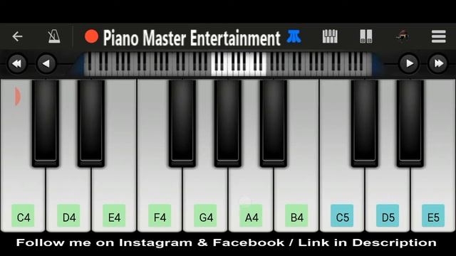 Lo Safar Song (Baaghi 2) | Easy & Slow Piano | Piano Master Entertainment | Mobile Piano Tutorial. смотреть онлайн