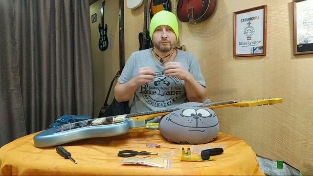 Сборка гитары Jazzmaster от Warmoth DEmelyanov