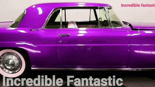 1956 Lincoln Continental Mark II - Purple Colors 4K Video смотреть онлайн