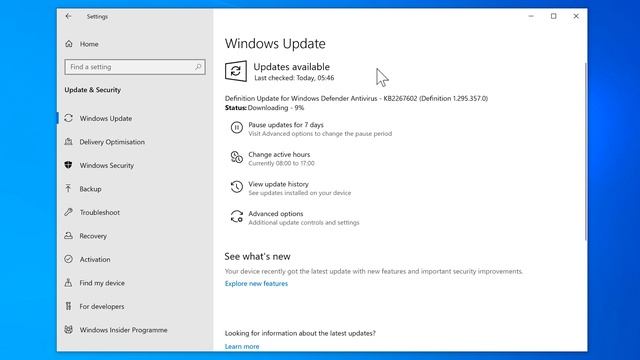 How to install Definition Update for Windows Defender Antivirus using Windows Update Service смотреть онлайн