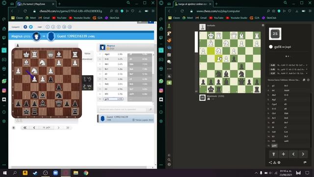 Strange PIECE SACRIFICE | Chess.com vs Chess24 | Magnus Vs Maximum (3200) Level 25 | Chess ENGINES смотреть онлайн