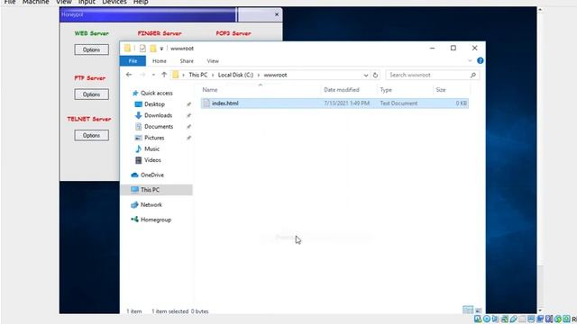 Low Interaction Honeypot for Windows -Valhala Honeypot for HTTP, FTP, SMPT, POP3, FINGER, TFTP etc смотреть онлайн