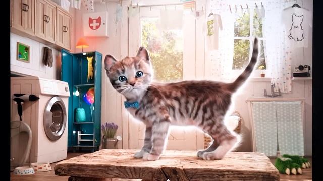 SPECIAL LITTLE KITTEN ADVENTURE LONG VIDEO - PLAY FUN CUTE KITTEN PET CARE GAMEPLAY FOR KIDS смотреть онлайн
