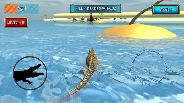 Crocodile Simulator Beach Hunt Android Gameplay #9 смотреть онлайн