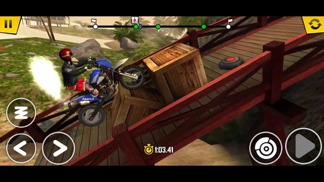 Motocross Dirt Bike River Stunt Racing Games - Android Gameplay смотреть онлайн