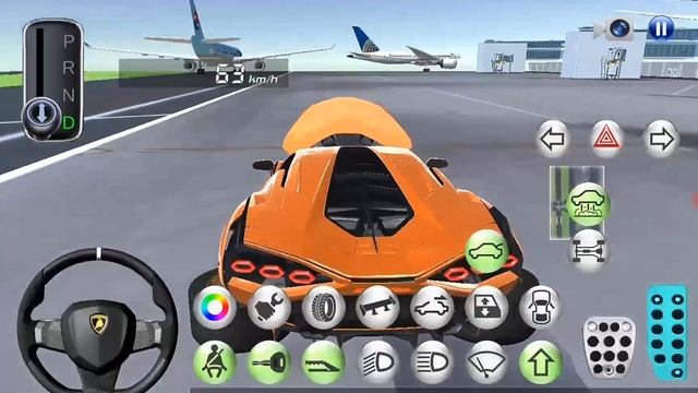 3D Driving Class Android IOS Gameplay Crazy Driving in Airport [Mobile Gamer] смотреть онлайн