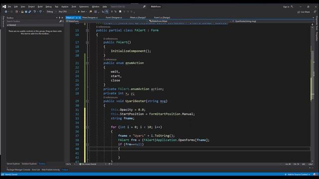 C# Windows Form Özel Bildirim (Notification) Uygulaması смотреть онлайн