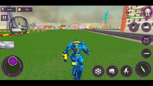 Tiger Robot Multi Transform Open World New York City Battle #2 - Android iOS Gameplay смотреть онлайн