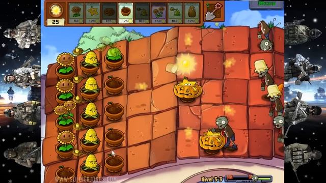 Plants vs Zombies gameplay 49 (PC, Mac, Android, iPhone, DS, XBox 360) смотреть онлайн