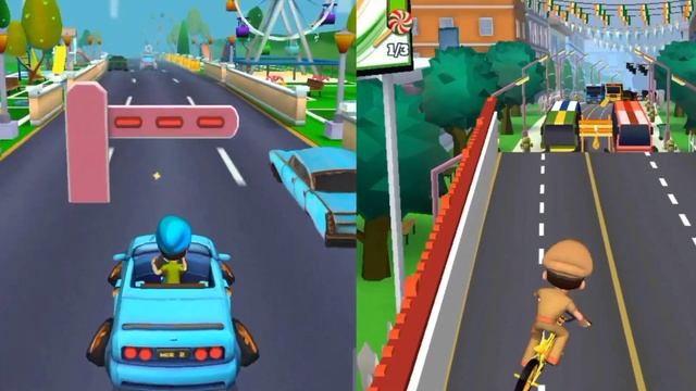☑️Little Singham Cycle Race Game🆚 Mini Car Rush! All New Levels Android iOS Gameplay Little Singham смотреть онлайн