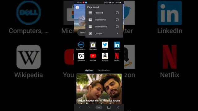 How to Remove News Feed from Microsoft Edge for Android смотреть онлайн