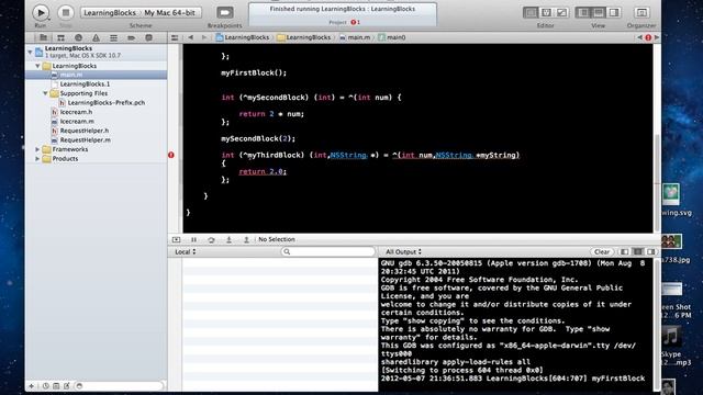 Learning iOS Development Part 29 (Blocks) смотреть онлайн