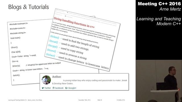 Learning and teaching modern C++ - Arne Mertz - Meeting C++ 2016 смотреть онлайн