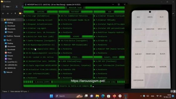 MOVISUR Tool V1.5.7 Update 24.10.2023 VIP Enable ADB & Enable ADB KG LOCKED Samsung Android 12