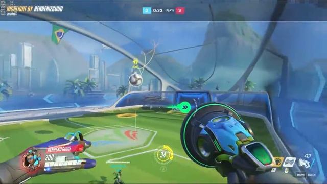 BEST FUCKING GOAL EVER!!! [Overwatch: Lúcioball] смотреть онлайн