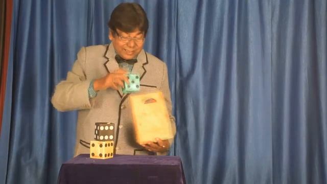 Appearing Dices From Empty Paper Bag