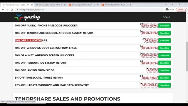 How To Get TenorShare Coupon For 4ukey, Reiboot, Icarefone, Ultdata TenorShare Support 20% OFF смотреть онлайн