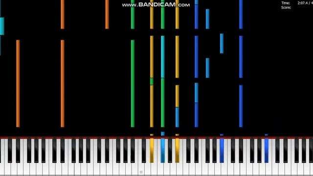 [black midi] bad apple 300k | piano from above | смотреть онлайн