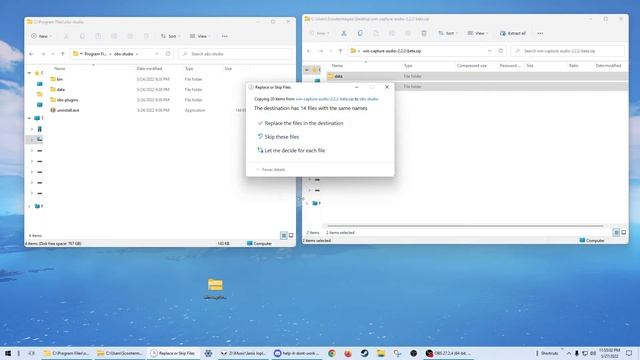 OBS + Win-Capture-Audio Zip install method. смотреть онлайн