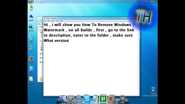 How To Remove Windows 7 Watermark (All Builds) смотреть онлайн