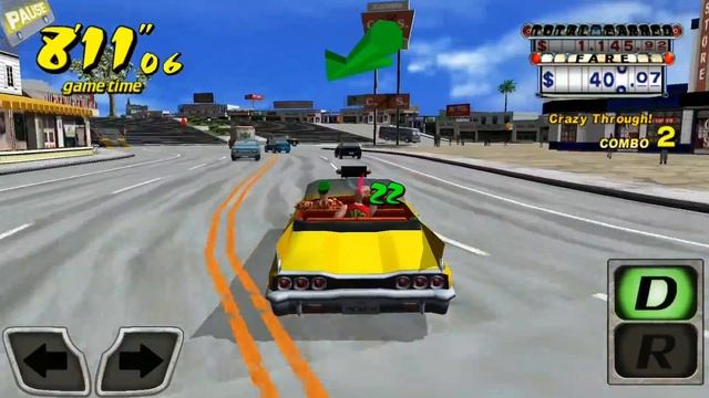 Crazy Taxi Classic (by SEGA) / Android Gameplay HD смотреть онлайн