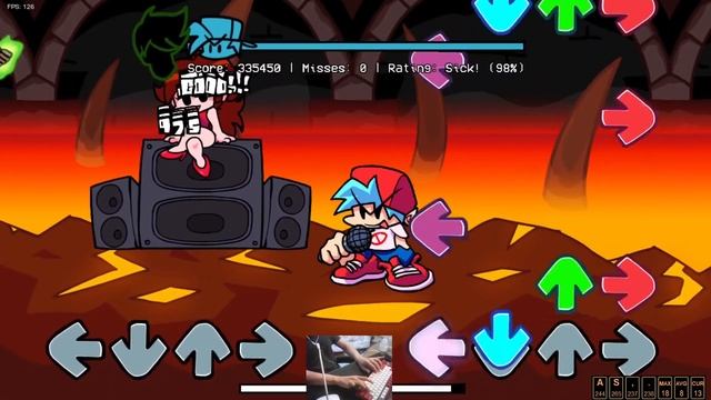 [FNF]SHAGGY MOD 4KEY RECHART MOD! AWESOME CHART TRY IT! смотреть онлайн