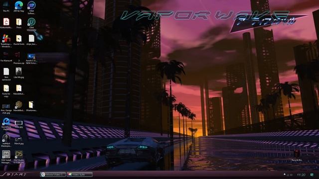 Vaporwave -NEW Theme for Windows 7, 8 & 10 смотреть онлайн