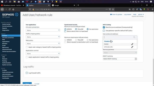 Masquerade QQ SrcNAT - Sophos XG Firewall смотреть онлайн