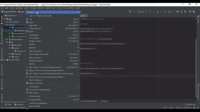 Android Studio Tutorial - How to add and remove a Fragment | Part 1 смотреть онлайн