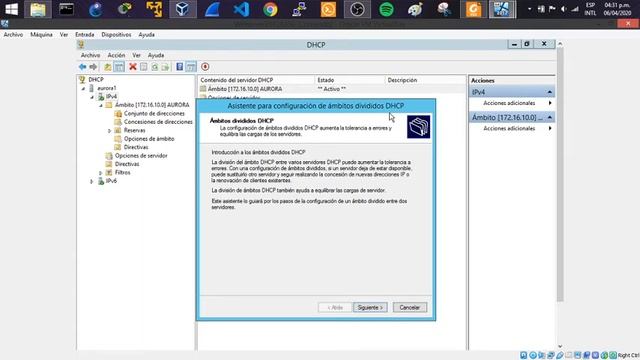CONFIGURACION DE AMBITO DIVIDO DHCP EN WINDOWS SERVER 2012 смотреть онлайн