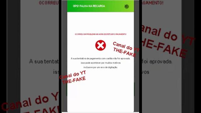 Tela Fake - Recarga 2023 ( Desktop / Mobile ) смотреть онлайн