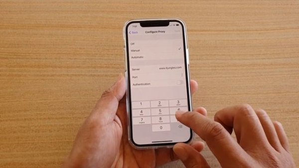 iPhone 12/12 Pro: How to Set Proxy Server Configuration for Wifi Connection